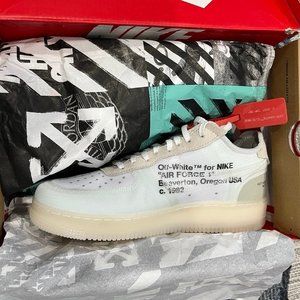 Nike OFF-WHITE x Air Force 1 Low White/White-Sail